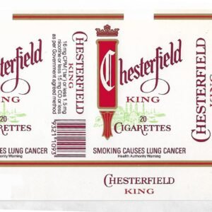 MARQUILLA CHESTERFIELD KING 20 CIGARRILLOS INDUSTRIA AUSTRALIA SOFT