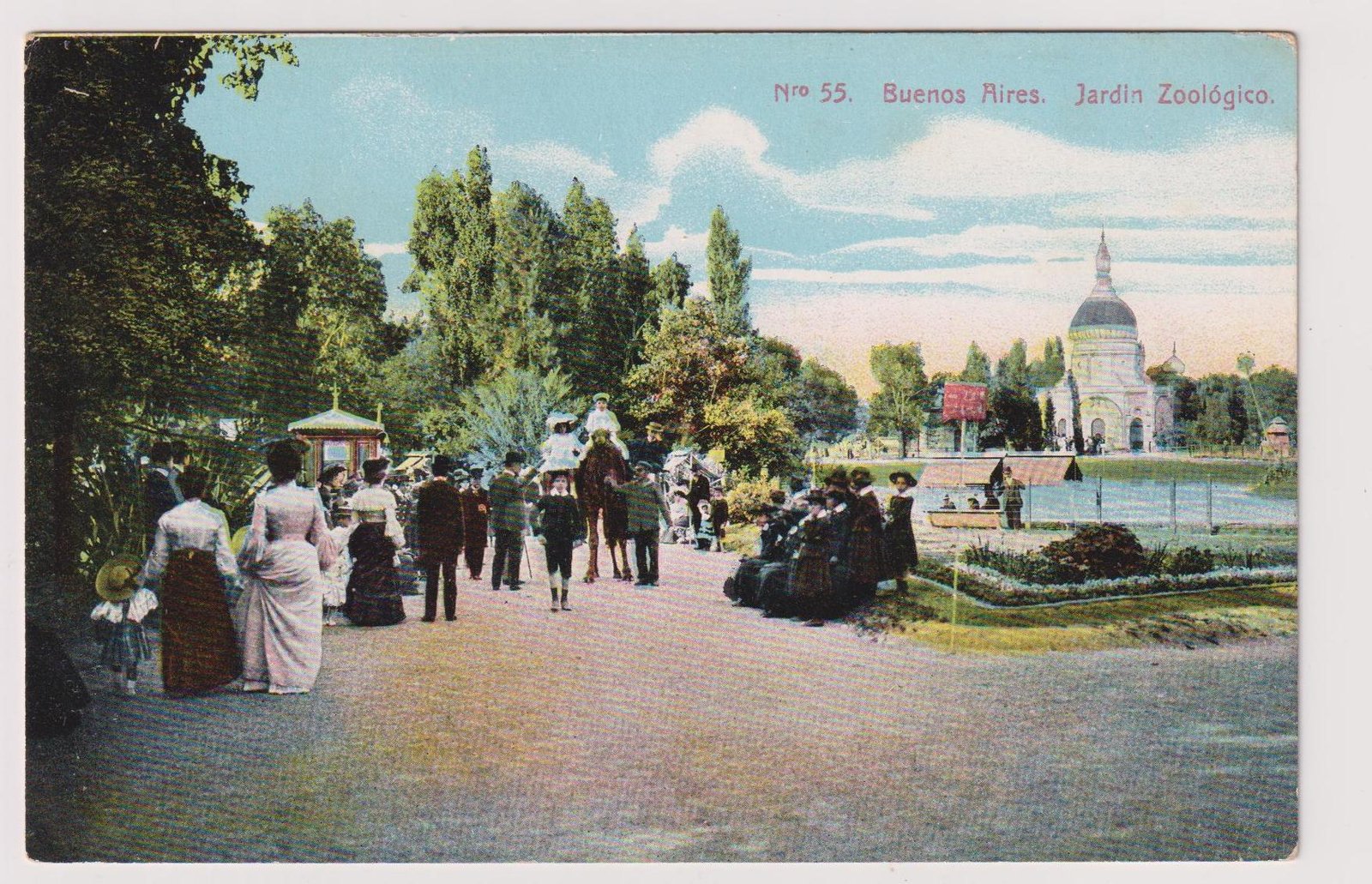 POSTAL N° 55. BUENOS AIRES. JARDIN ZOOLÓGICO