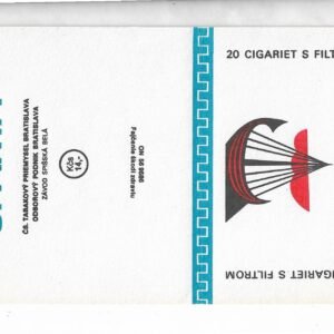 MARQUILLA SPARTA 20 CIGARRILLOS INDUSTRIA CHECOSLOVAQUIA SOFT