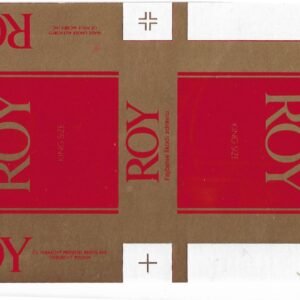MARQUILLA ROY 20 CIGARRILLOS INDUSTRIA CHECOSLOVAQUIA SOFT