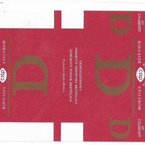 MARQUILLA DALILA 20 CIGARRILLOS INDUSTRIA CHECOSLOVAQUIA SOFT