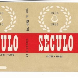 MARQUILLA SÉCULO 20 CIGARRILLOS INDUSTRIA PORTUGAL SOFT