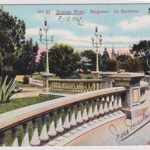 POSTAL N°62 BUENOS AIRES. BELGRANO. LA BARRANCA