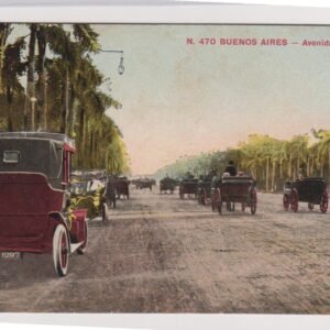 POSTAL N°470 BUENOS AIRES - AVENIDA SARMIENTO