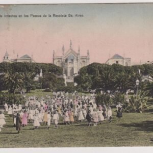 POSTAL N° 1079 -JARDIN DE INFANTES DE LOS PASEOS DE LA RECOLETA BS. AIRES