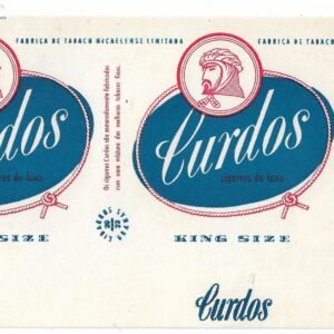 MARQUILLA CURDOS 20 CIGARRILLOS INDUSTRIA PORTUGAL SOFT