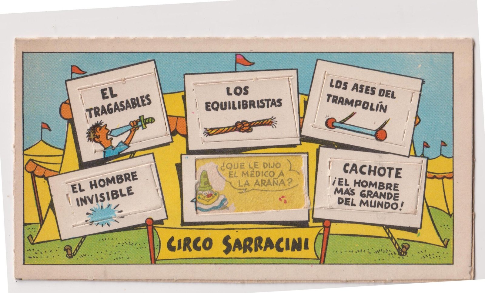 FIGURITA TARJETA VENTANITAS CHISTOSAS N°66