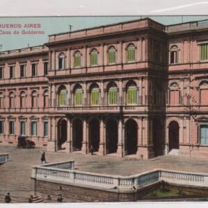 POSTAL N°482 BUENOS AIRES TERRAZA Y CASA DE GOBIERNO