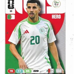 ADRENALYN OFFICIAL TRADING CARDS MUNDIAL 2026 YOUCEF ATAL N°15