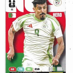 ADRENALYN OFFICIAL TRADING CARDS MUNDIAL 2026 BAGHDAD BOUNEDJAH N°21