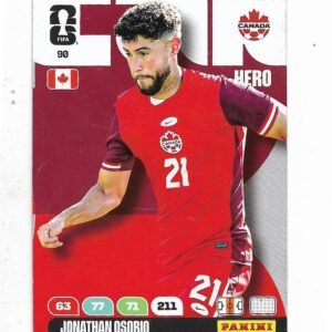 ADRENALYN OFFICIAL TRADING CARDS MUNDIAL 2026 JONATHAN OSORIG N°90