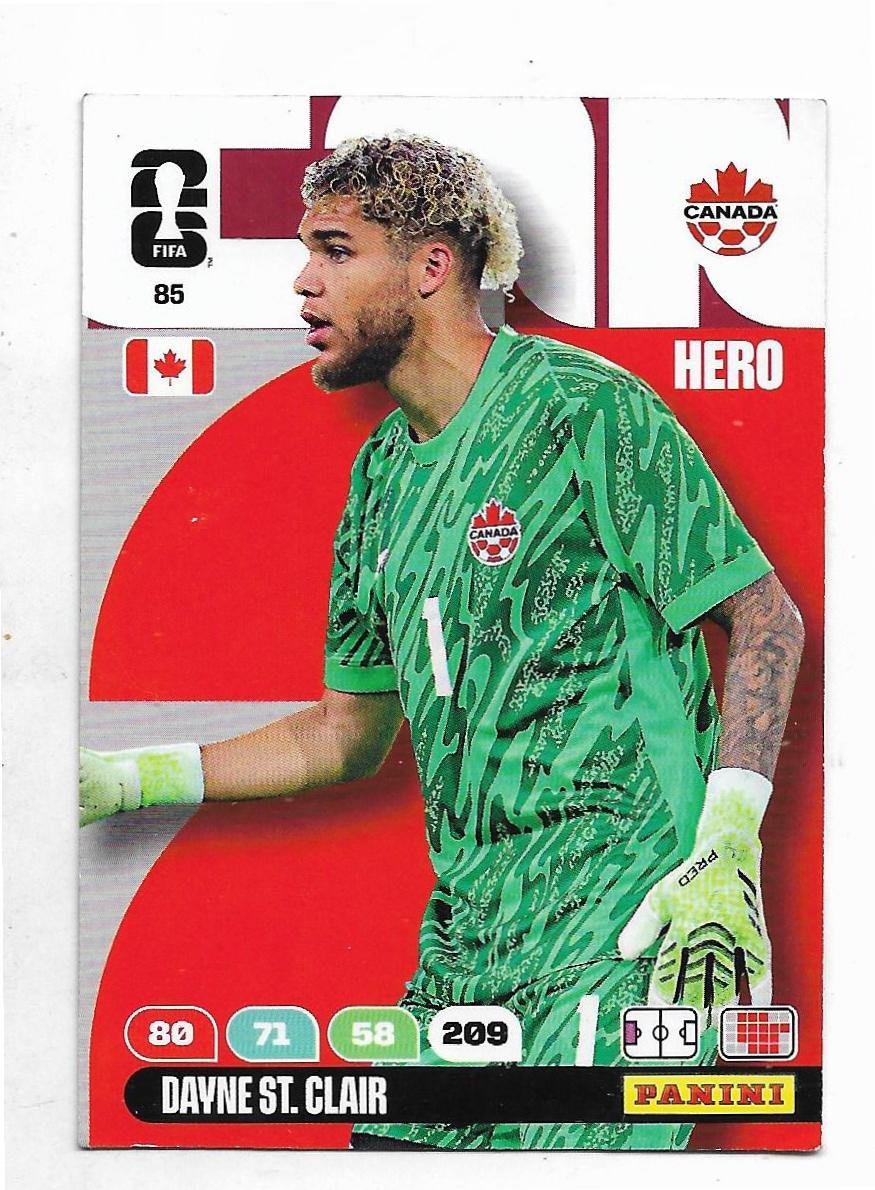 ADRENALYN OFFICIAL TRADING CARDS MUNDIAL 2026 DAYNE ST. CLAIR N°85