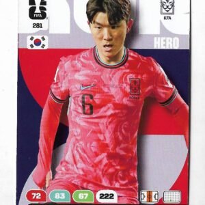 ADRENALYN OFFICIAL TRADING CARDS MUNDIAL 2026 INBEOM HWANG N°281
