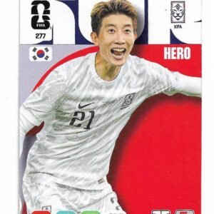 ADRENALYN OFFICIAL TRADING CARDS MUNDIAL 2026 HYEONWOO JO N°277
