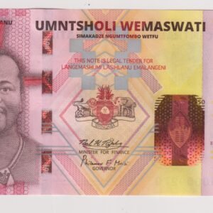 SWAZILAND WEMASWATI 50 EMALANGENI 2024 P 46 UNC
