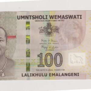 SWAZILAND 100 EMALANGENI 2017 P 42 UNC