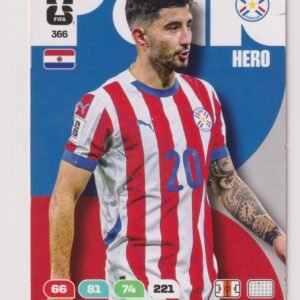 ADRENALYN OFFICIAL TRADING CARDS MUNDIAL 2026 MATHÍAS VILLASANTI N°366