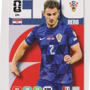 ADRENALYN OFFICIAL TRADING CARDS MUNDIAL 2026 JOSIP STANISIC N°124