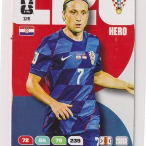 ADRENALYN OFFICIAL TRADING CARDS MUNDIAL 2026 LOVRO MAJER N°126