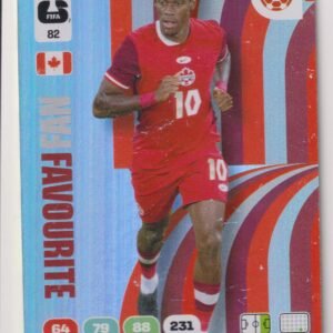 ADRENALYN OFFICIAL TRADING CARDS MUNDIAL 2026 FAN JONATHAN DAVID N° 82
