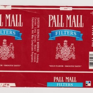 MARQUILLA PALL MALL 20 CIGARRILLOS DE ESTADOS UNIDOS SOFT