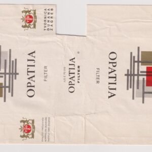 MARQUILLA OPATIJA FILTER 20 CIGARRILLOS DE YUGOSLAVIA SOFT