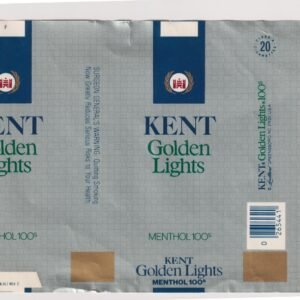MARQUILLA KENT GOLDEN LIGHTS 20 CIGARRILLOS DE ESTADOS UNIDOS SOFT