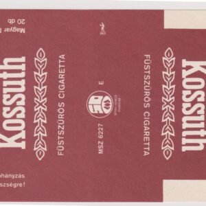 MARQUILLA KOSSUTH 20 CIGARRILLOS DE HUNGRÍA SOFT