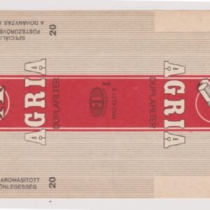 MARQUILLA AGRIA DUPLAFILTER 20 CIGARRILLOS DE HUNGRÍA SOFT