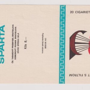 MARQUILLA SPARTA 20 CIGARRILLOS DE CHECOSLOVAQUIA SOFT