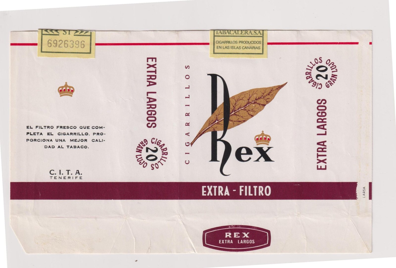 MARQUILLAREX EXTRA - FILTRO 20 CIGARRILLOS DE ESPAÑA SOFT