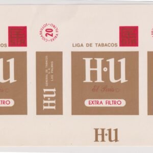 MARQUILLA HU EL PAÍS20 CIGARRILLOS DE ESPAÑA SOFT