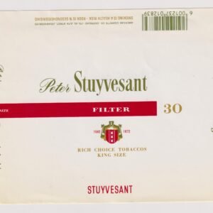 MARQUILLA PETER STUYVESANT FILTER 30 CIGARRILLOS DE SUDÁFRICA SOFT