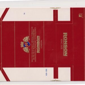 MARQUILLA RONSON KING SIZE 20 CIGARRILLOS DE REINO UNIDO BOX