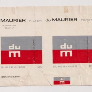 MARQUILLA DU MAURIER FILTER 20 CIGARRILLOS DE REINO UNIDO BOX