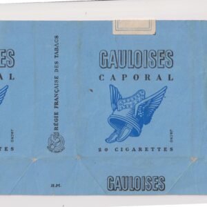 MARQUILLA GAULOISES CAPORAL 20 CIGARRILLOS DE FRANCIA BOX