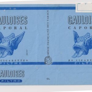 MARQUILLA GAULOISES CAPORAL 20 CIGARRILLOS DE FRANCIA BOX