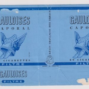 MARQUILLA GAULOISES CAPORAL 20 CIGARRILLOS DE FRANCIA BOX