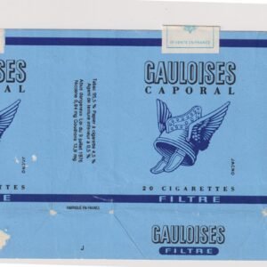 MARQUILLA GAULOISES CAPORAL 20 CIGARRILLOS DE FRANCIA BOX