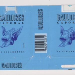 MARQUILLA GAULOISES CAPORAL 20 CIGARRILLOS DE FRANCIA BOX