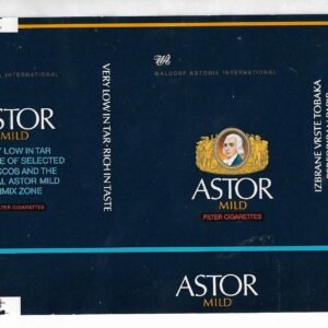 MARQUILLA ASTOR MILD 20 CIGARRILLOS DE YUGOSLAVIA SOFT