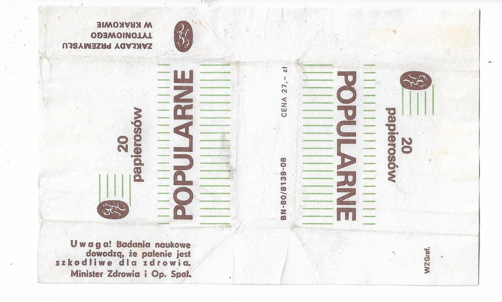 MARQUILLA POPULARNE 20 CIGARRILLOS DE POLONIA SOFT