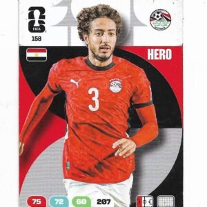 ADRENALYN OFFICIAL TRADING CARDS MUNDIAL 2026 MOHAMED HANY N°158