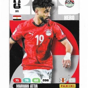ADRENALYN OFFICIAL TRADING CARDS MUNDIAL 2026 MARWAN ATTIA N°161