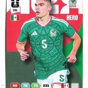 ADRENALYN OFFICIAL TRADING CARDS MUNDIAL 2026 JOHAN VÁSQUEZ N°291