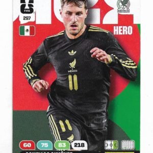 ADRENALYN OFFICIAL TRADING CARDS MUNDIAL 2026 SANTIAGO GIMÉNEZ N°297
