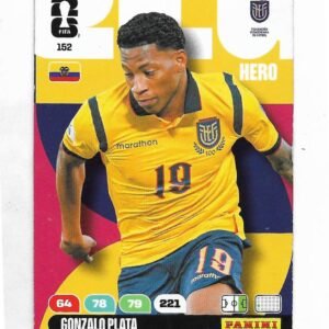 ADRENALYN OFFICIAL TRADING CARDS MUNDIAL 2026 GONZALO PLATA N°152